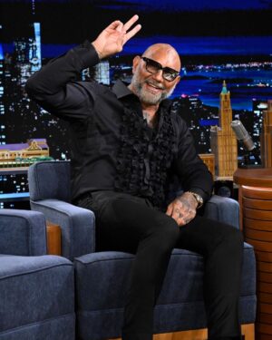Dave Bautista Instagram - @davebautista is here to talk @dunemovie: Part 2! #DuneMovie #FallonTonight

📷 @toddowyoung