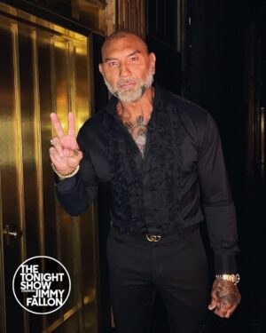 Dave Bautista Instagram - @davebautista is here to talk @dunemovie: Part 2! #DuneMovie #FallonTonight

📷 @toddowyoung