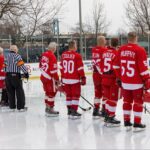 Dave Coulier Instagram - Playing outdoor hockey with The Red Wings Alumni for the Clark Park Coalition, where they create a safe space for kids to thrive and believe in their potential. #drwa #clarkpark #detroit #motorcity