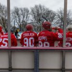 Dave Coulier Instagram - Playing outdoor hockey with The Red Wings Alumni for the Clark Park Coalition, where they create a safe space for kids to thrive and believe in their potential. #drwa #clarkpark #detroit #motorcity