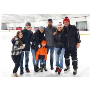 Dave Coulier Instagram - Every year during the holidays, we rent the ice for a day of family skating. Happy Holidays everyone!