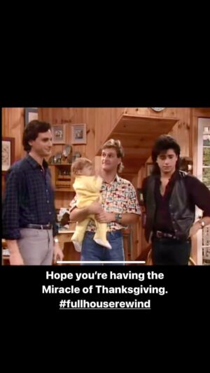 Dave Coulier Instagram - The Miracle of Thanksgiving. Love to you all.