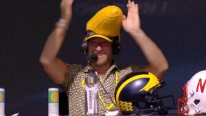 Dave Portnoy Instagram - Final score 45-7.  I loved Lincoln and I love @_willcompton  #Goblue