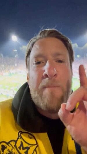 Dave Portnoy Instagram - Emergency Press Conference - Michigan Wins