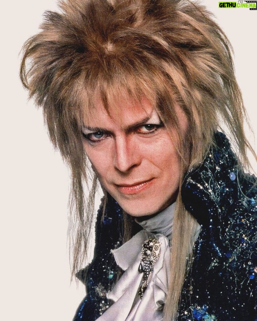 David Bowie Instagram - “What kind of magic spell to use…” Dance magically into the weekend with a smile from the Goblin King. #ThatBowieSmile #BowieLabyrinth #BowieJareth