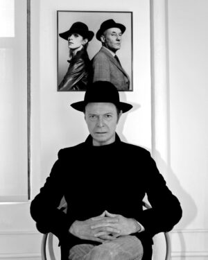 David Bowie Instagram - BOWIE AND BURROUGHS IN ROLLING STONE 50 YEARS AGO TODAY

“If you want it, boys, Get it here thing…”

Fifty years ago today on 28th February 1974, Rolling Stone published a double interview with William Burroughs and David Bowie overseen by Craig Copetas.

Titled Beat Godfather Meets Glitter MainMan the interview took place on 17th November 1973 in Bowie’s London home, with pictures taken by Terry O’Neill.

It’s a fascinating read, and a great snapshot of the time, You can read the full thing here over on the brilliant Bowie resource, Bowie Golden Years: https://www.bowiegoldenyears.com/press/74-02-28-rolling-stone.html (Linktree in bio)

Before you go though, it may be worth bearing this snippet in mind from the interview...

+ - + - + - + - + - + - + - + - + - + - + - + - +

Bowie: I change my mind a lot. I usually don't agree with what I say very much. I'm an awful liar.

Burroughs: I am too.

Bowie: I'm not sure whether it's me changing my mind, or whether I lie a lot. It's somewhere between the two. I don't exactly lie, I change my mind all the time. People are always throwing things at me that I've said and I say that I didn't mean anything. You can't stand still on one point your entire life.

+ - + - + - + - + - + - + - + - + - + - + - + - +

Aside from Terry’s images, the colour shot is of the hand-coloured Wild Boys badge Bowie made. He is pictured wearing it at Studio 54. The final image is Jimmy King’s portrait of Bowie sat beneath one of Terry’s portraits in 2013.

#BowieBurroughs #BowieRollingStone #BowieONeill
