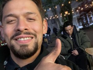 David Castañeda Instagram - U gotta be able to tell a story. Here at @umbrellaacad we take pride in that. Beginning, middle and end. 
Umbrella is live now on @netflix