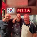 David Chang Instagram - Love these guys. First night out in while…. Korean Pizza Kitchen finally coming to life 🍕 Pizzeria Bianco DTLA