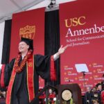 David Chang Instagram - Commencement speech time @uscannenberg…congrats to the all 2023 graduates 🎓. I guess I’m rooting for the Trojans now 🙏 #fighton