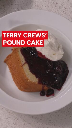 David Chang Instagram - DESSERT ALERT! 
Want David’s recipe for his Sticky Toffee Pudding Cake with the Salted Caramel Sauce?? Link is in the bio! Also want to make that pound cake that @terrycrews surprised @davidchang & @fortunefeimster with on #DinnerTimeLive? Well, here it is! 
—————————
Terry used Cristin Mahrlig’s Southern Pound Cake recipe below!

PREP: 20 minutes
COOK: 1 hour 20 minutes

EQUIPMENT:
12-cup Bundt pan

INGREDIENTS
3 cups superfine sugar
1 1/2 cups unsalted butter, at room temperature
6 ounces cream cheese, at room temperature
4 large eggs, at room temperature
2 large egg yolks, at room temperature
1/4 cup half-and-half
2 teaspoons vanilla extract
3 cups all-purpose flour
1 teaspoon salt

INSTRUCTIONS
1. Preheat oven to 300 degrees and spray a 12-cup Bundt pan with baking spray.

2. Using an electric stand mixer with a paddle attachment, beat sugar, butter, and cream cheese at medium-high speed until very fluffy and pale, about 5 to 8 minutes.

3. Beat in eggs one at a time on low speed, just until the yellow disappears. Scrape down the sides of the bowl several times.

4. Add egg yolks, half-and-half, and vanilla extract and beat on low just until mixed in.

5. Whisk together flour and salt in a medium bowl and mix it into the batter in 3 additions with the mixer on low speed. Scrape down the sides of the bowl halfway through.

6. Transfer batter to prepared pan. Bake for 1 hour 20 minutes to 1 hour 30 minutes or until a wooden pick inserted in the middle comes out clean. Let cool 10 minutes in pan and then remove cake from the pan to cool completely.