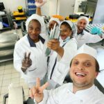 David Coscas Instagram - Cantinier Life. Dernière vidéo en ligne sur la chaîne secondaire, on a effectué notre gage de servir à la cantine dans un lycée. Un plaisir tout simplement. Team externe VS demi pensionnaire affrontez vous dans les com 😎 Lycée Jacques Monod