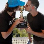 David Dobrik Instagram - Threw a pickleball tournament with @celsiusofficial in my backyard !! #celsiuspartner