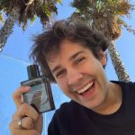 David Dobrik Instagram - ITS FINALLY OUT!!! We’ve been working on this since early last year and i really don’t like to brag, but i promise ya this smells delicious!! Davids Perfume out now!! Link in description :)