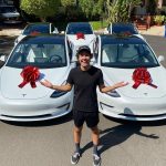 David Dobrik Instagram - Hi!! HeadCount and I are giving away 5 Teslas to you guys!! All you have to do is share this to your story, tag a friend in the comments and make sure you’re good to vote at my link in bio!! Winners will be announced Monday. Good luck!! @headcountorg No purchase or reg necessary. Exclusions apply. Terms and conditions here:http://bit.ly/345p93f #join2020vote #GoodToVote Winners: @tiffwint @chandni.vazirani @pat_nestler @taydanielle98 Laney Sadoma
