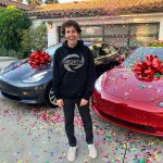 David Dobrik Instagram - Hey guys for my birthday GFUEL and I wanna give these teslas to yall!! Just follow me and @gfuelenergy, share this to your story and tag a friend in the comments! WINNERS: @chxy.xnnx @xclaudiaj @bobbyxcoleman No purchase necessary. Exclusions apply. Terms and conditions here: https://bit.ly/2D3VSvX #gfuel #ad #davidstesla