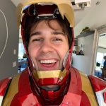 David Dobrik Instagram - I waited 3 months for this to come in the mail!!! Never taking this off hahahah