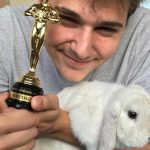 David Dobrik Instagram - Rest in peace Bailey Harambe Dobrik Ernst. We may have had our differences, but the joy you brought Alex could never be matched. Enjoy your mountain of carrots in bunny heaven 😇