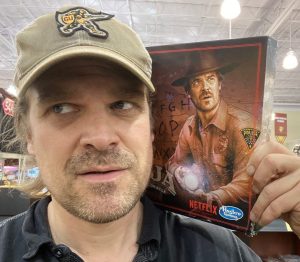 David Harbour Instagram - When I die, spread my ashes in the board game section of the now permanently closed Fry’s electronics in Alpharetta, Georgia.  If heaven exists, it will look like aisle 18, the janky two button mouse and laptop external usb number pad section.  Such love.  Such devotion to the dead.  God bless you Fry’s.  You were the pure blood heir to king radio shack’s throne, and in my memory your niche novelty casts a broad and noble shadow beside that titan Best Buy.
