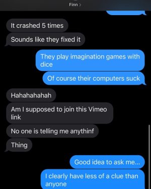 David Harbour Instagram - ‘Tis the season for both young and old dorks to meet in a tavern and attempt to slay mighty technical glitches.
