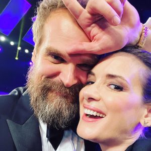 David Harbour Instagram - Love these losers. 
Ty sags.  That deniro clip reel.  That brad Pitt speech.  This room.  These idols. (Am I being gratious enough in defeat?)