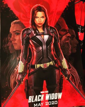 David Harbour Instagram - What is tiny and black and deadly and has eight legs and is going to blow your damn minds next may?  #redguardian #karlmarx #comeatmecaptainamerica #scarlettjohansson #rachelweisz #florencepugh #d23 #marvelstudios