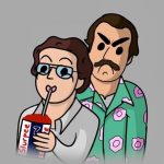 David Harbour Instagram - THE most dangerous criminal alive.. he has murdered MANY children (artist: @that_nunez.kid )