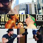 David Harbour Instagram - PUGILISM tonight at @thegarden . Very excited. In case Ruiz ain’t enough @anthony_joshua , I’m 250lbs of dense heart and love handles...