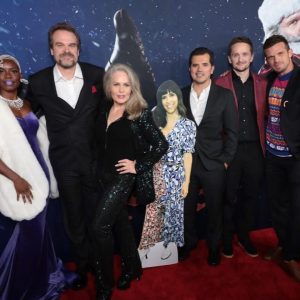 David Harbour Instagram - HO HO HOLY *%#%# the @violentnight premiere was a blast!  See it in a crowded theater ❤️🎅🎄