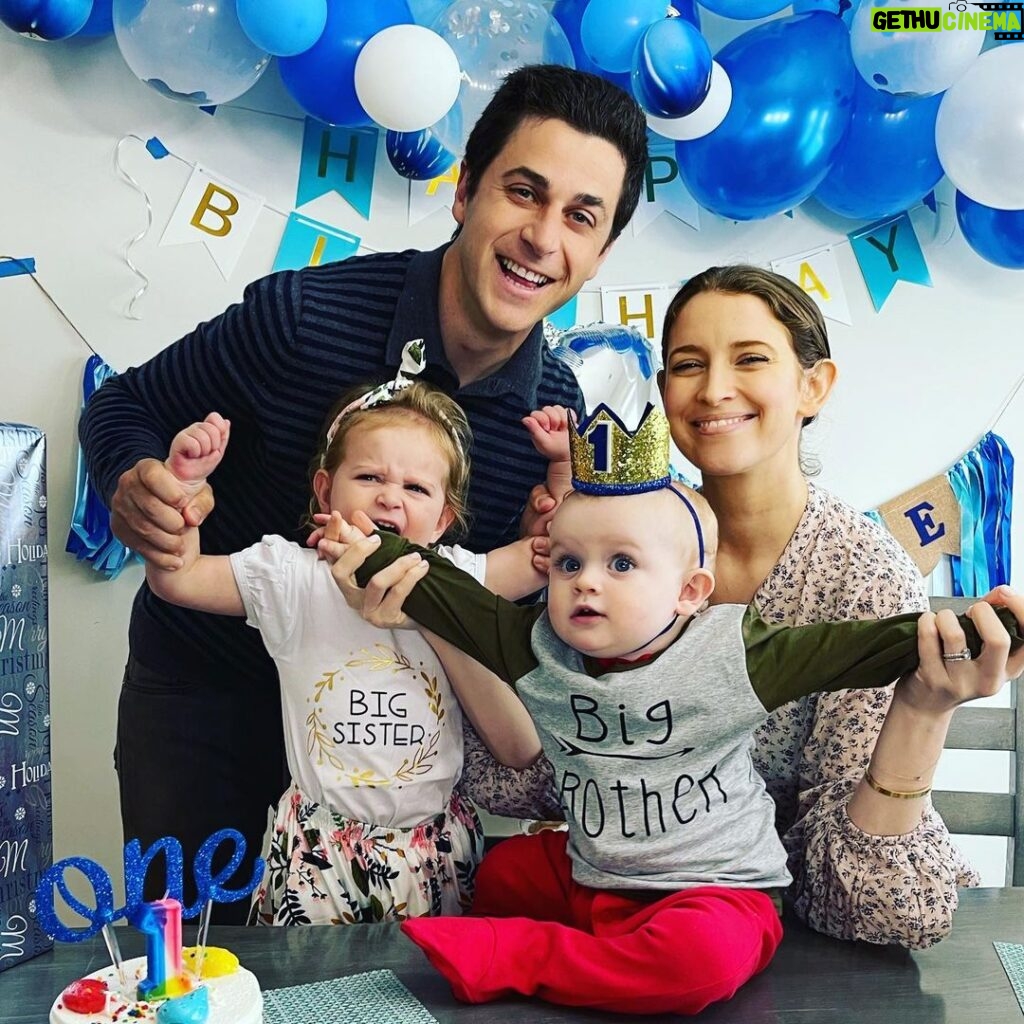 David Henrie Instagram - Maria and I were really racking our brains on what to get our son James for his first birthday… #3 #bigbrother