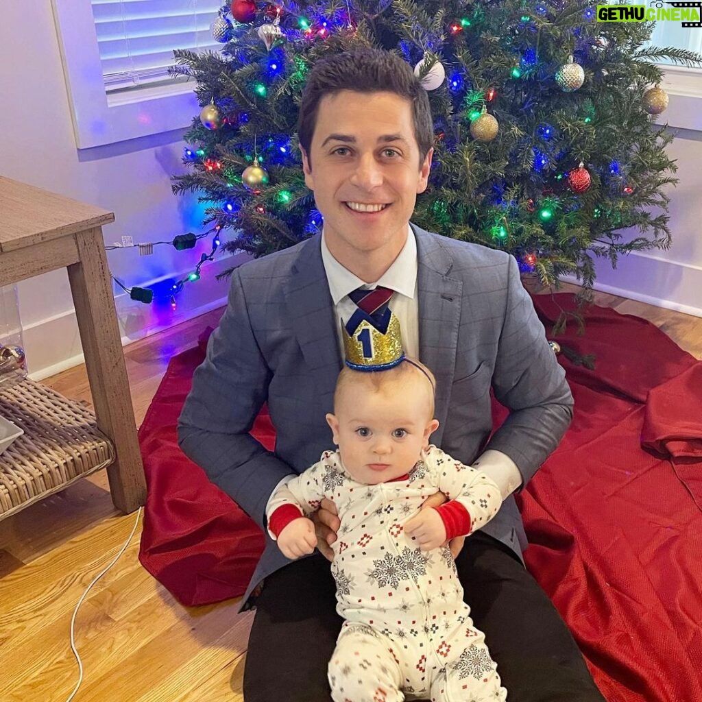 David Henrie Instagram - A year ago today the Christmas prime rib was going in the oven, but something else was ready! Happy birthday to Jesus most importantly, but happy birthday my son as well. A merry and blessed Christmas to all!