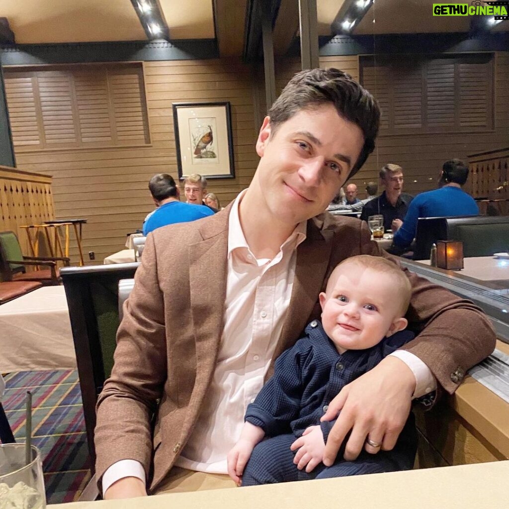David Henrie Instagram - My boy. My joy. My ____ (toy?). No. That’s dumb. Anyway. Right now is the calm before the storm and I’m soaking up every second I can with my little ones! Can’t wait to tell y’all what we got cooking. Ps insert a word above that rhymes that I shoulda said.