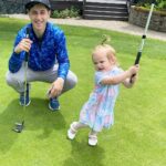 David Henrie Instagram - HAHAHA y’all pictures 3-5 is a pivotal moment in every golfers life! It’s that moment when you make great contact— just the ball goes the opposite way it’s suppose to! Breaking in my new @pxg on a daddy daughter date to get ready for some Father’s Day fun!!! #pxg #fatherhood #girldad #family #golf