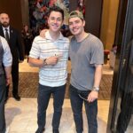 David Henrie Instagram - NYC get away with my ❤️ for the @breitling launch of the new Navitimer. Just WOW. What a trip! This was our first time away from the kids, on the opposite side of the US, and I gotta say, once we realized that silence doesn’t mean the kids are around the corner doing something bad, we relaxed and embraced every second being alone with each other. #marriedlife