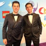 David Henrie Instagram - Flashing it back to a couple weeks ago where we got to celebrate our Emmy nomination for our @netflix show A TALE DARK AND GRIMM with the team IN PERSON! This was a truly special event for all of us, and for everyone who made shows during the pandemic. We produced this show entirely remotely! It was crazy. Hundreds of people were working in all different locations all over the world at one time to make a show that could entertain and elevate broad audiences. Feeling extra blessed that I get to do this for a living with my family, my brother @lorenzohenrie, my father, our incredible head of development Amanda Devine and everyone at Novo Media Group. . . . . . #FBF #FlashbackFriday #Friday #Flashback #Emmys #Netflix #EmmyNominated