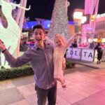 David Henrie Instagram - With the fam in LA having some fun before the Emmys on Sunday! Pia’s very excited 😂 . . . . . #LA #Trip #Dad #DadLife #Emmys #LosAngeles Peacock Theater