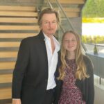 David Spade Instagram - Harper crushing it before our friends bat mitzvah rager. My shirt got a bit john travolta in all the chaos. 🥳🕺