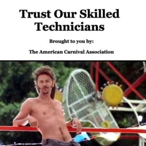 David Spade Instagram - Did you guys see that carnival ride that was almost wiping out? Let’s get Joe dirt out there with a socket wrench and a fucking ball peen hammer and he’ll fix it. Ps. I am new. I don’t know what to do!