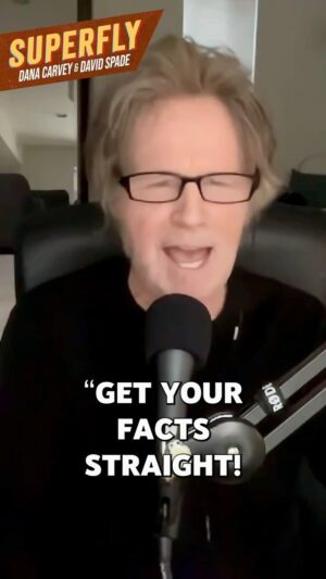 David Spade Instagram - @thedanacarvey ‘s Biden got a lot to say. @superflypod up now