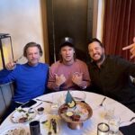 David Spade Instagram - I was the only one that nailed blue sweater and knife night. #hickfriends.