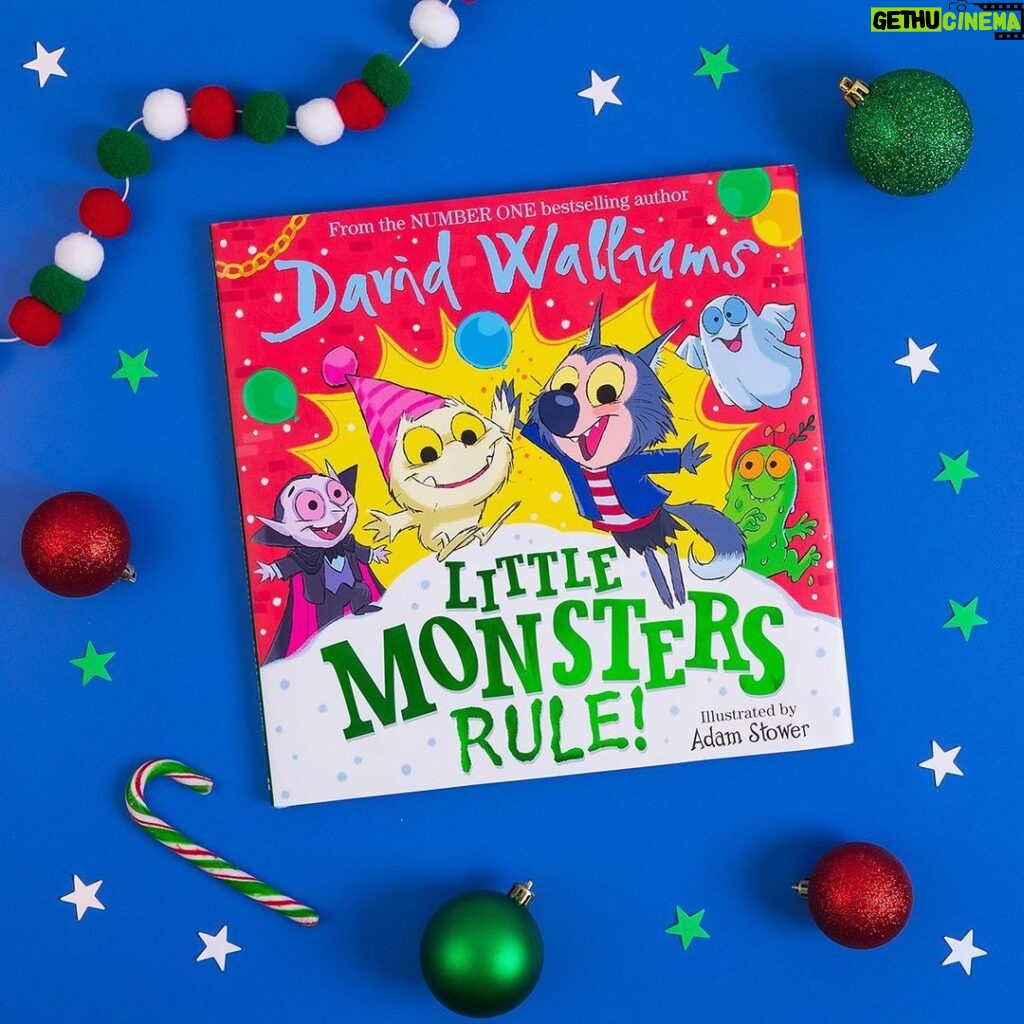 David Walliams Instagram - LITTLE MONSTERS RULE! illustrated by @adam.stower is the perfect gift for your little ones this Christmas.