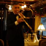 David Walliams Instagram - Fine dining onboard the @vsoetrain