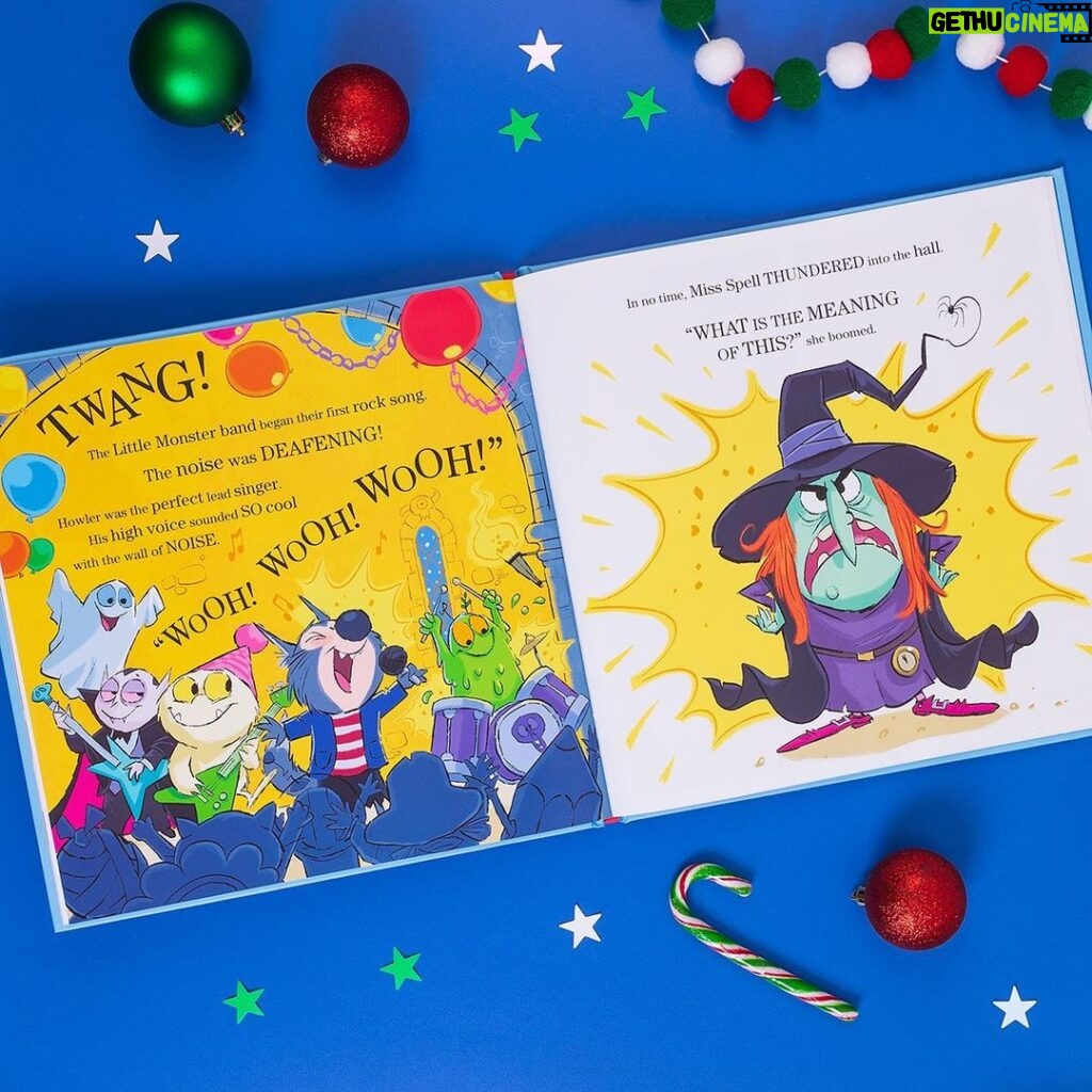 David Walliams Instagram - LITTLE MONSTERS RULE! illustrated by @adam.stower is the perfect gift for your little ones this Christmas.