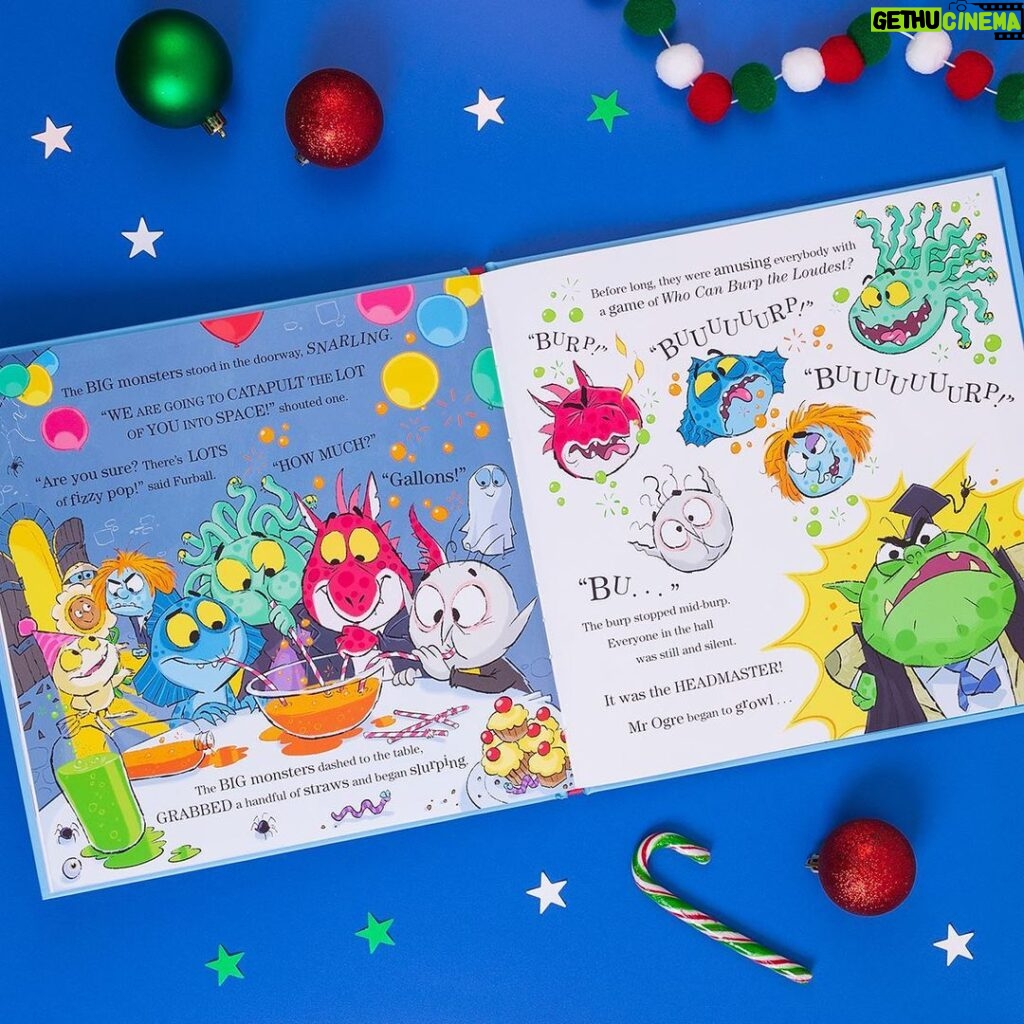 David Walliams Instagram - LITTLE MONSTERS RULE! illustrated by @adam.stower is the perfect gift for your little ones this Christmas.