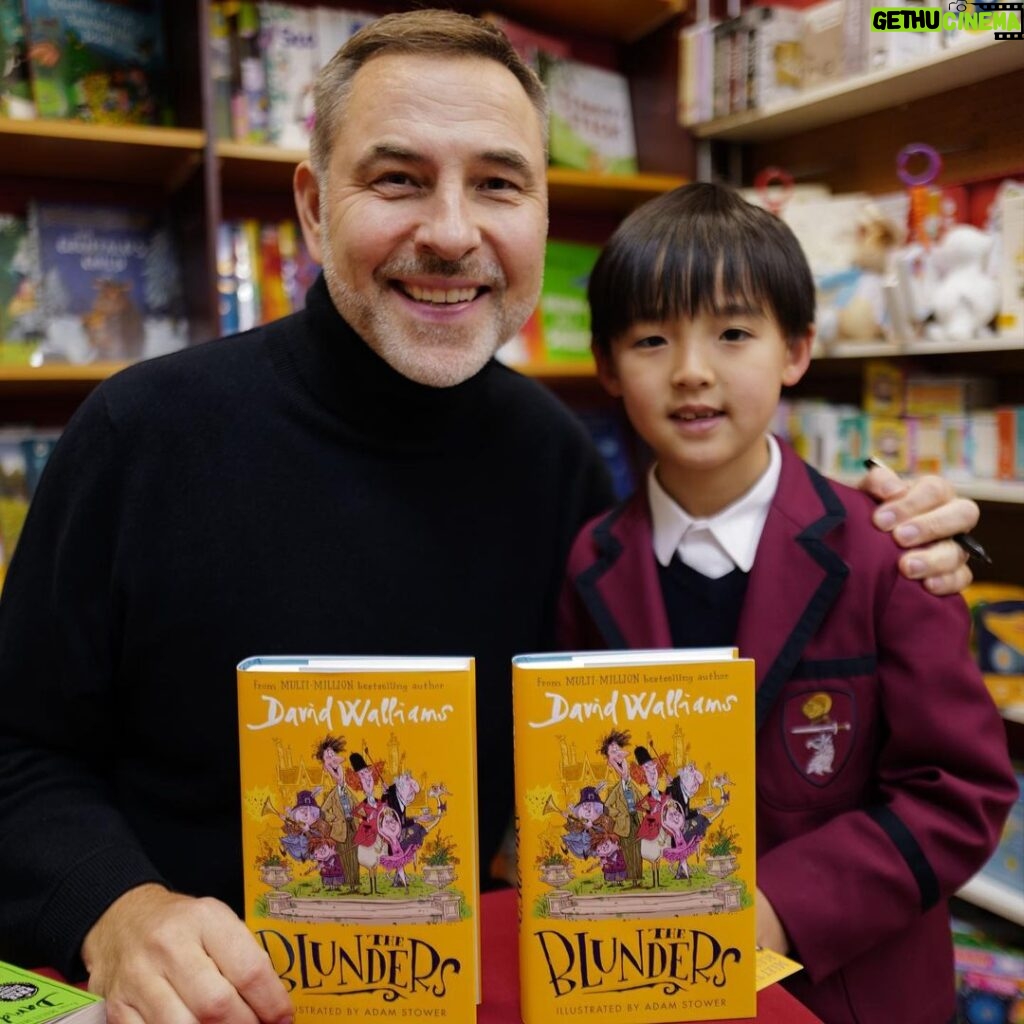 David Walliams Instagram - @childrensbookshoplondon