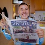 David Walliams Instagram - How wonderful to be in the @impartialreporter @cromcastle