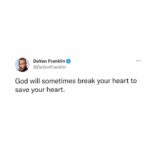 DeVon Franklin Instagram - Even though your heart is breaking right now, God’s plan is to prosper you. Your pain has a purpose. Comment “PURPOSE” below if you believe it, and tag someone who needs to hear this. #TuesdayMotivation #Purpose #GodsPlan