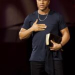 DeVon Franklin Instagram - Are you waiting on God, or is He waiting on you to step into your calling? 👀 Yesterday @DeVonFranklin preached a phenomenal word “Standing on Business” that will shake you into purpose and destiny. You have to listen to the full message available on our YouTube!! 🎥🎯 #DeVonFranklin #StandingOnBusiness #GodsTiming #WaitingOnGod #WaitOnTheLord ONE A Potter’s House Church