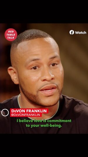 DeVon Franklin Instagram - Love is far more than a feeling; love is traditionally defined as a strong affection arising out of personal ties. However, I define love as well-being. When we say, “I love you” – what I should be communicating is that “I’m committed to your well-being.” Anyone that says they love you and that love is not visible in their actions towards the improvement of your well-being, I argue that they don’t really love you.