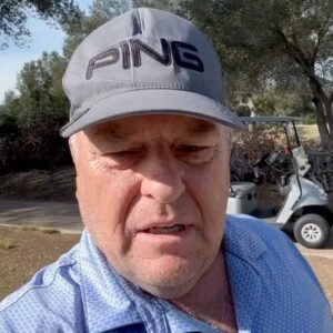 Dean Norris Instagram - Another lovely day in SoCal playing golf