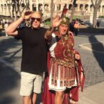 Dean Norris Instagram - Throwback to the time I visited Rome and ran into Jonathan Banks